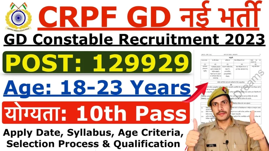 CRPF Vacancy 2023