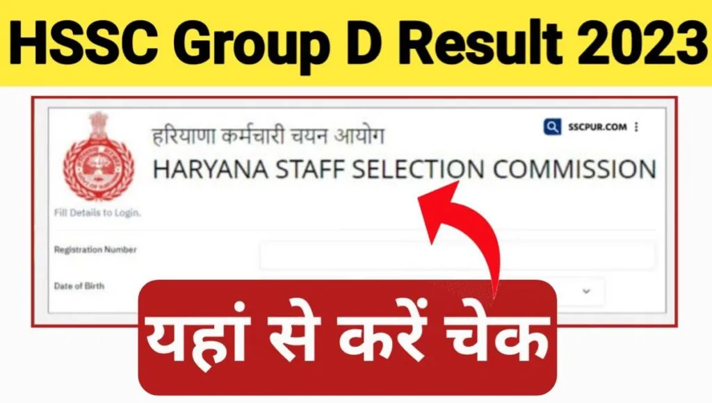 Haryana CET Group D Result 2023